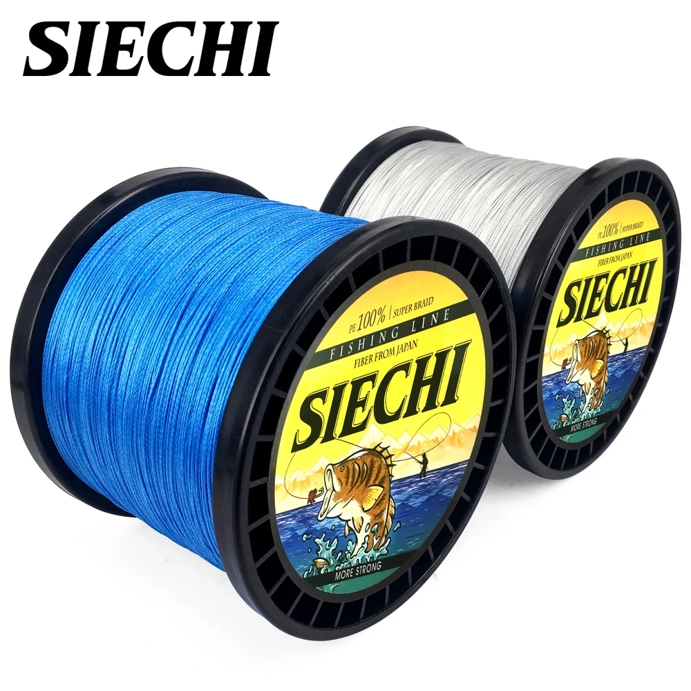 Рыболовная плетеная леска SIECHI 8 нитей 4 нити 1000 м 500 300 м|Рыболовные лески| |