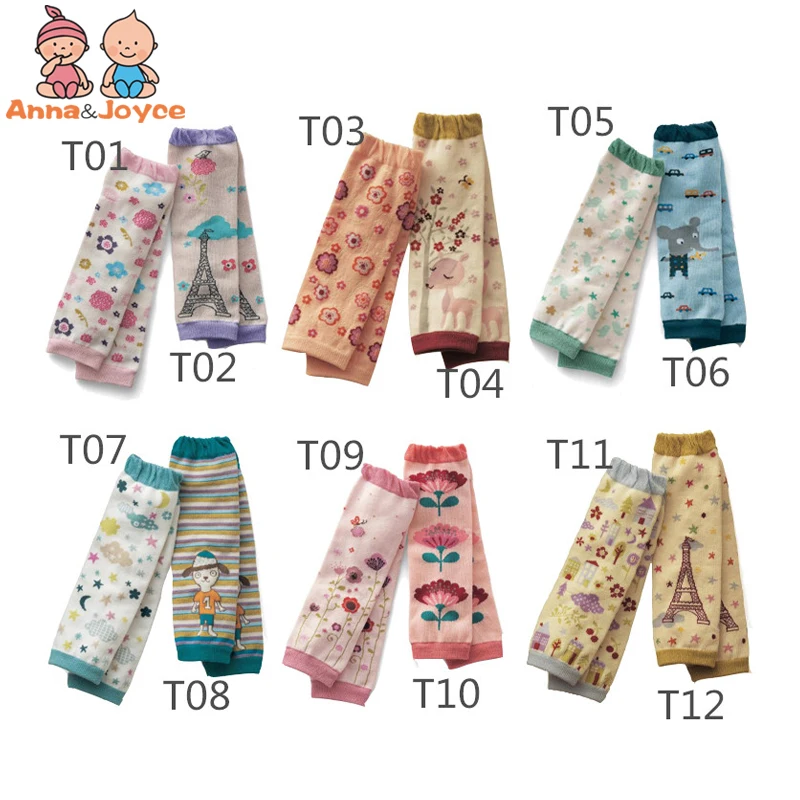 

Baby Girls Leg Warmers Cotton Soft Baby Knee Pads Leg Warmers Warm Autumn Kneepad Sets Kids Safety Crawling Elbow Cushion