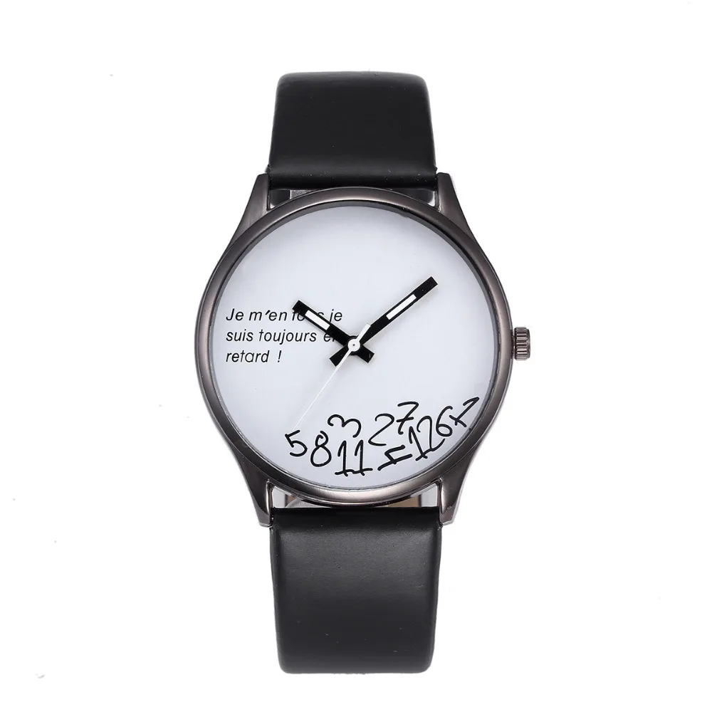 Fashion Design Leather Retro Design Leather Band Analog Alloy Quartz Wrist Watch Women's Watches Brand Luxury Fashion #4m08