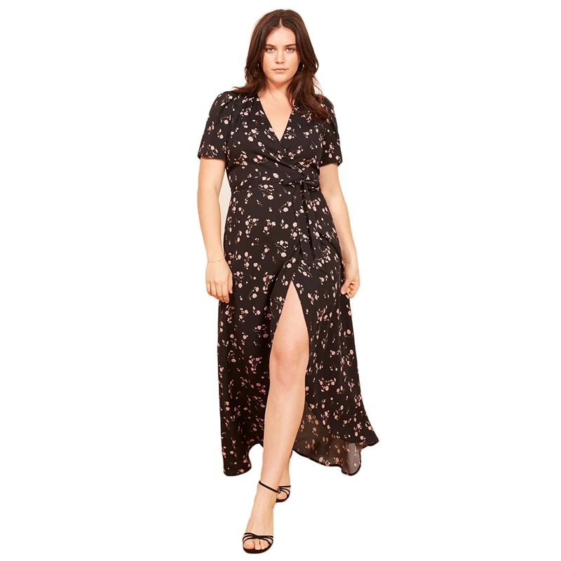 wrap dresses for larger ladies