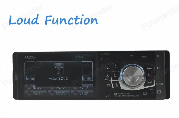 4,1 дюйма HD MP5 плеер Автомобильный Поддержка TF/заднего вида Камера/Bluetooth автомобиля радио-зеркальная связь только для Android автомагнитола магнитола