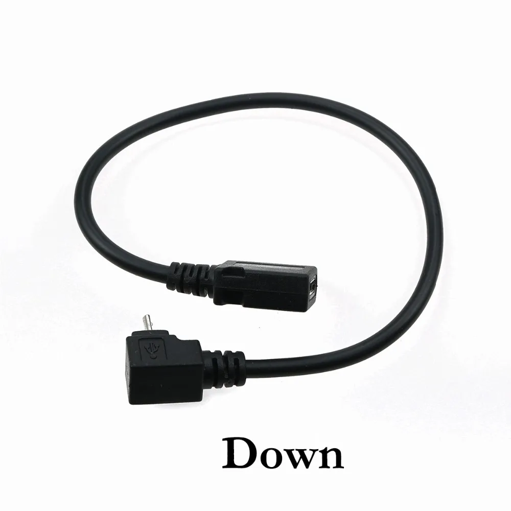 JCD 90 градусов Micro USB 5Pin штекер гнездо M к F удлинитель адаптер