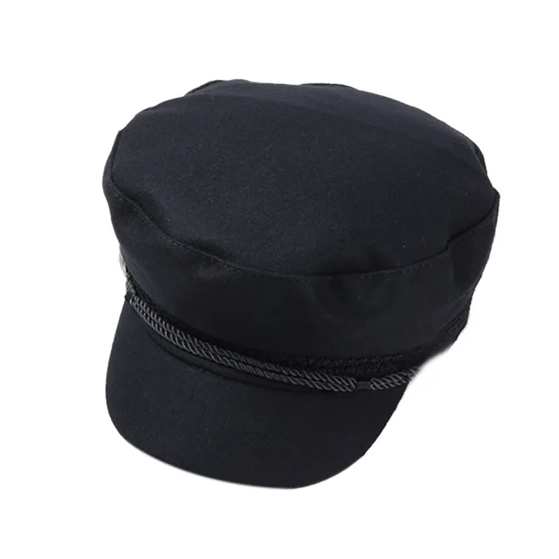 Outdoor Sport Hat Women Men Winter Hats Octagonal Cap Wool Button Cycling Caps Sun Visor Hat