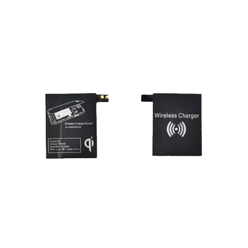 5 мм Портативный беспроводной приемник Qi для быстрой зарядки Samsung S3 S4 S5 N2 N3