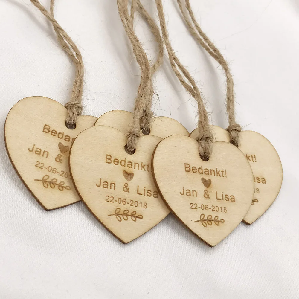 Personalized wedding favor tags rustic Bridal Shower Favor Tags thank you wedding tags   Baptism Table Decoration Candy box tags (4)