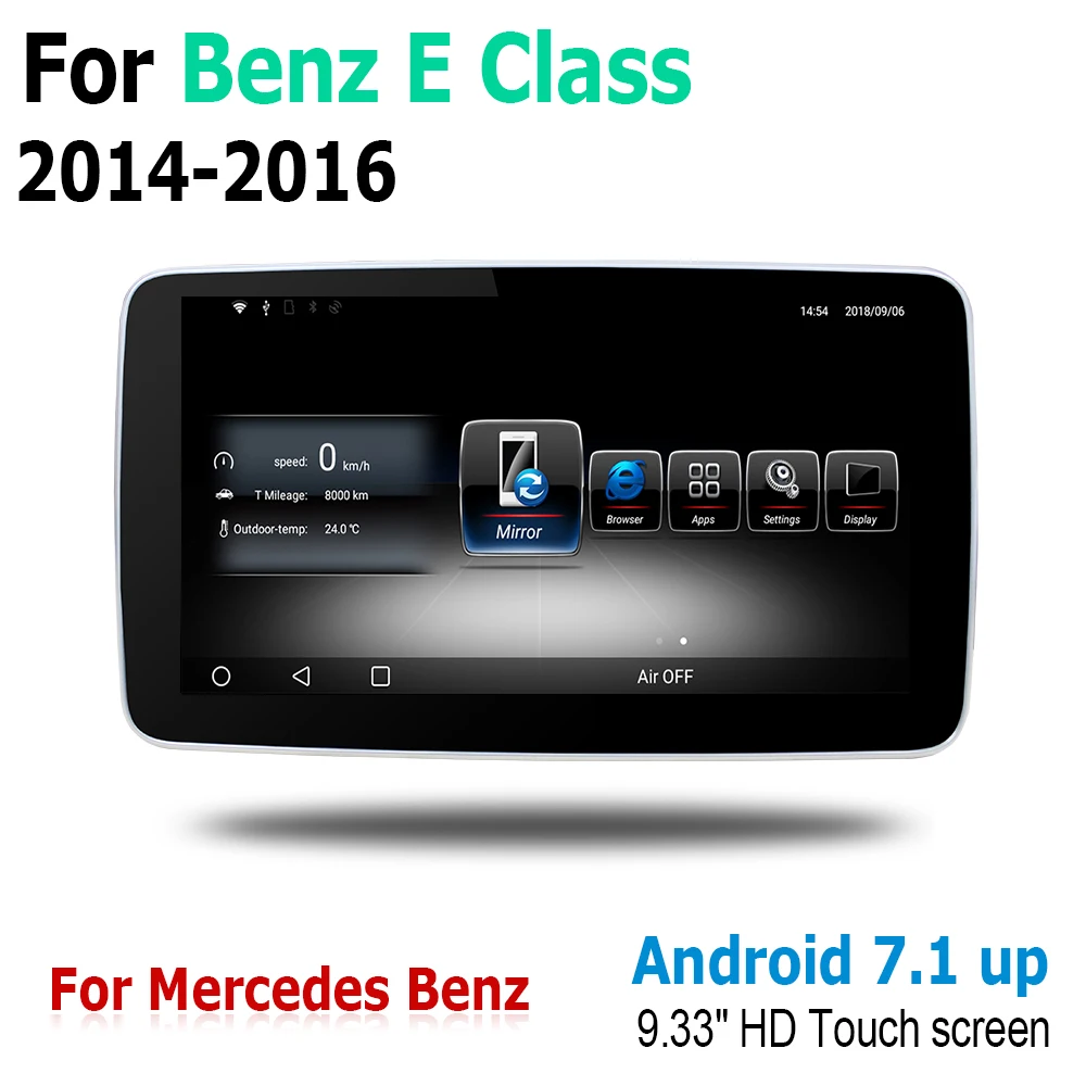 Sale Android Car GPS Navi Map For Mercedes Benz E Class 2014~2016 NTG Original Style Multimedia Player Auto Radio 5
