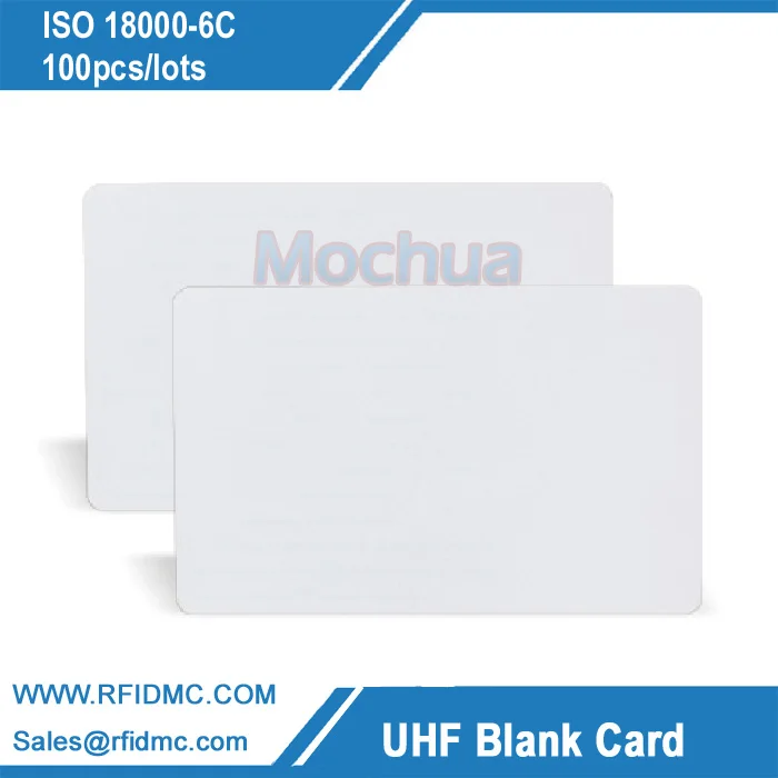 Пустая карта UHF 860-960 МГц 18000-6C и EPC Gen2 RFID 100 шт./лот | Безопасность защита