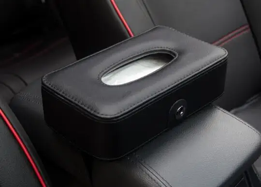 

Car Tissue Box Visor Type PU Leather Car Tissue Box Napkin Holder Car Tissue Holder Car Seat Box Auto Accessories Sun Visor Type