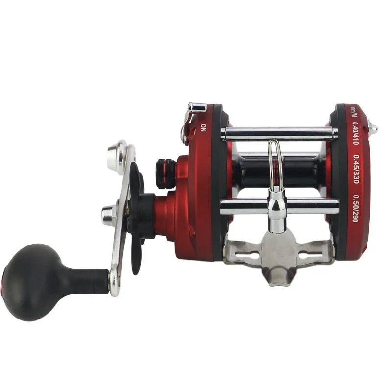 

YUMOSHI Left / Right Hand 12 Ball Bearings Fishing Reel electric fishing reel Reel with Electric Depth Counting Multiplier