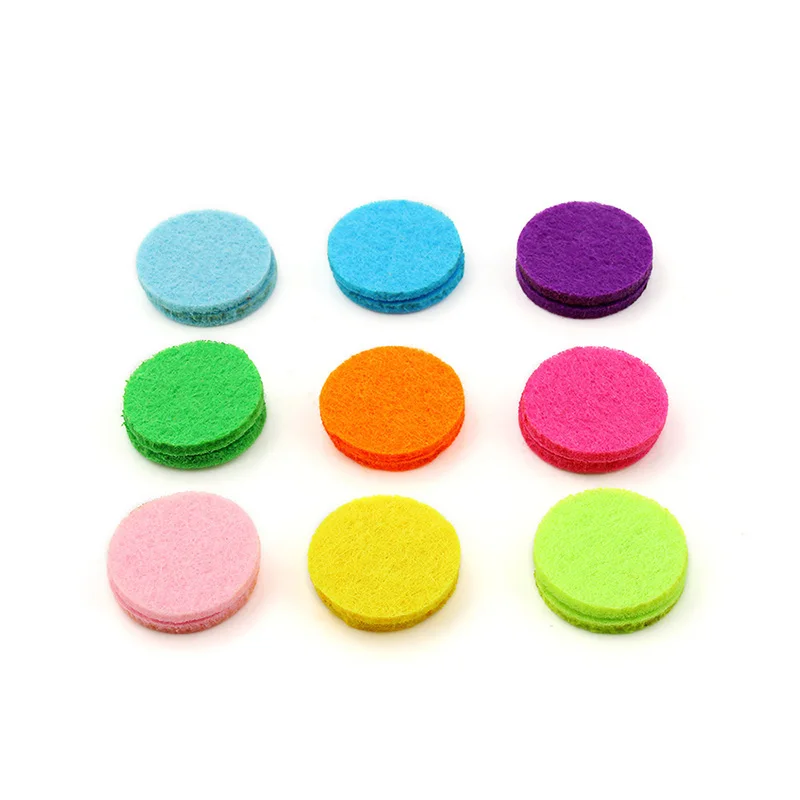 

200pcs 24 30mm Felt Pads Colorful Round Circle Non-woven Fabric Accessories For Necklace Bracelets DIY Jewelry Making 3mm Thick