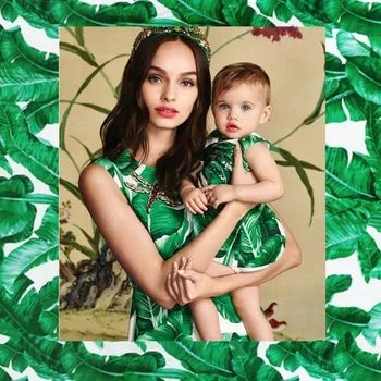 

2017 burst banana leaf mulberry silk natural stretch fabric DIY dress banana leaf