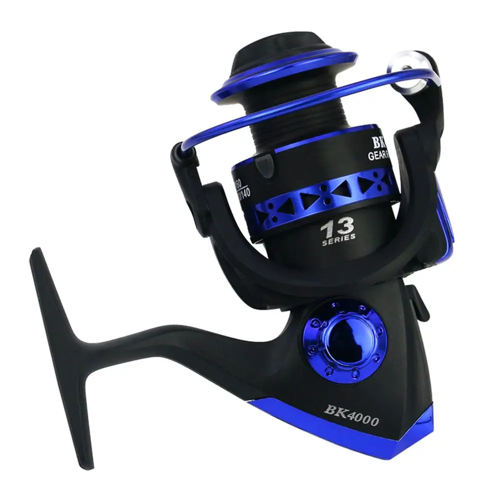 

Professional Spinning Fishing Wheel Metal Fishing Reel 13 BB BK1000-7000 Series Lightweight Interchanged Right / Left Hand Wheel