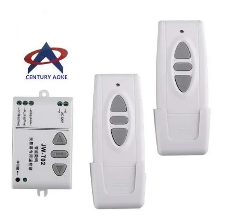 

New AC 220V 433Mhz intelligent digital RF wireless remote control switch system for projection screen/garage door/blinds