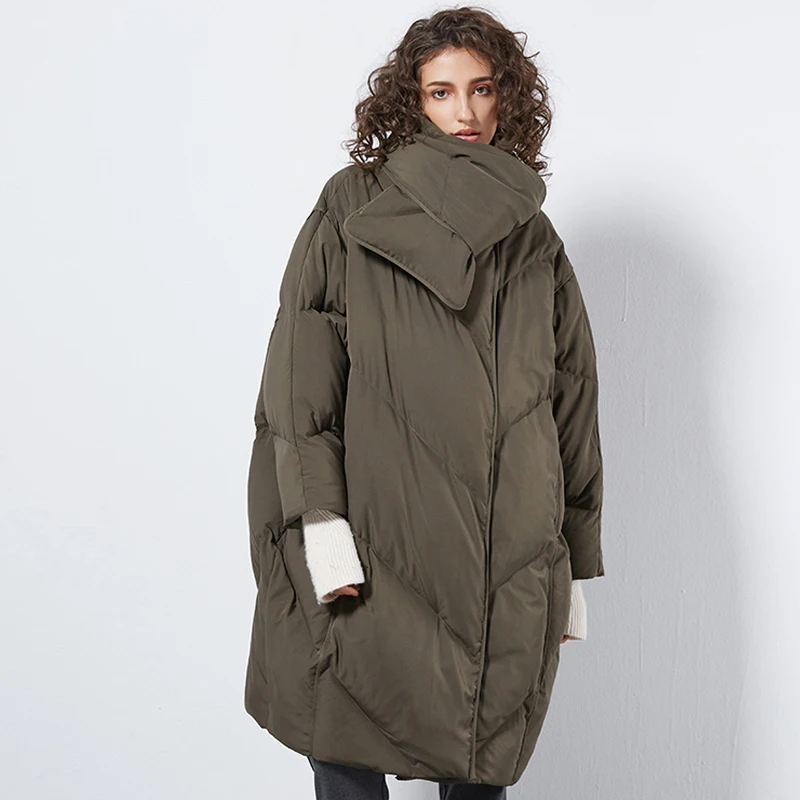 Noir army Veste Lâche Épais Femme Green Long Yvyvlolo Casual Manteau Manteaux gris Parka Plus Femmes Coton D'hiver La Taille 2019 D'origine Rembourré qqRUwOIv