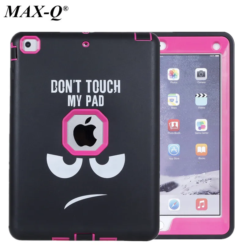 

For Apple ipad 5/ipad air 1 case Amor Heavy Shockproof Silicon+PC cover Drop resistance tablet Case For Ipad 5 Protective Cover