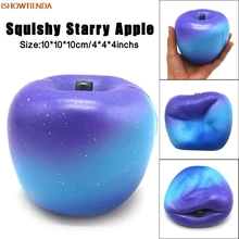

Starry 10cm Apple Cream Scented Squishy Slow Rising Squeeze Strap Kids Toy Gifts Stress Relief Reliever Squishy Toy Hot Sale
