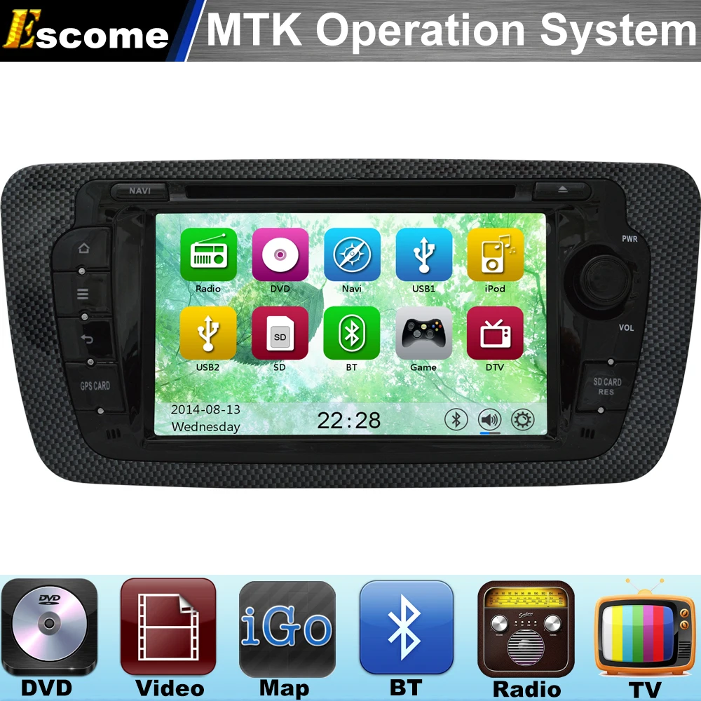 Sale MTK3360 Car DVD Automotivo For Seat Ibiza 2009 2010 2011 2012 2013 2014 with Radio Stereo GPS Navigation 0 Sale MTK3360 Car DVD Automotivo For Seat Ibiza 2009 2010 2011 2012 2013 2014 with Radio Stereo GPS Navigation 0