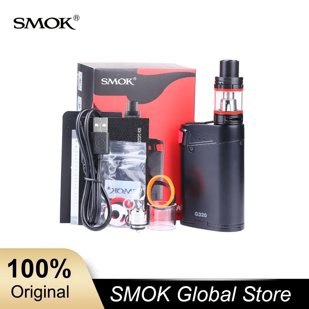 

E cig Smok Marshal G320 Kit vaporizer ecig Vape With 5ml TFV8 Big Baby Tank Marshal G320 Mod Smok Electronic Cigarette Kit Vape