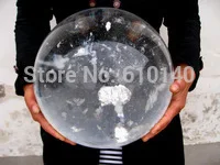 

Ball & Globe HUGE CLEAR SMELT QUARTZ crystal sphere ball