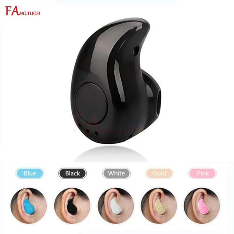 FANGTUOSI S530 Mini Wireless Bluetooth Earphone in ear Sports with Mic Earbuds Handsfree Headset Earphones Earpiece for iPhone 7