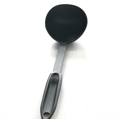 Черный нейлоновый суп с длинной ручкой ковши ложки кухонная посуда ковш ресторанная посуда кухонный инвентарь