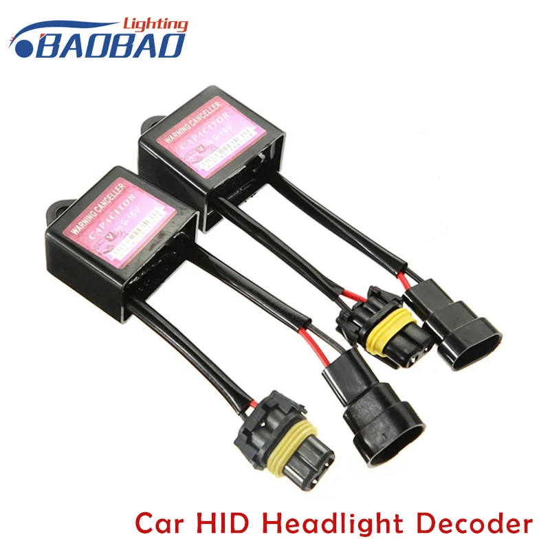 

New Warning Decoder Canceller Resister Error Code Free Canbus Wiring Harness ANTI-FLICKER For Xenon For HID Light Decode Device