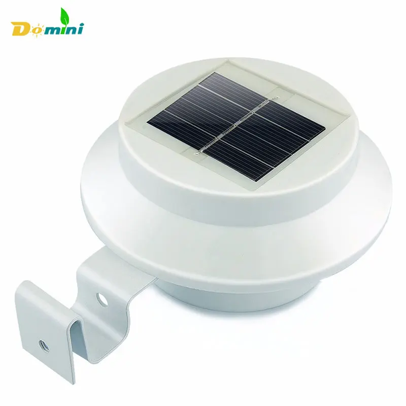 Neue 3 Led Solar Lichtleistung Zaun Licht Wandleuchte