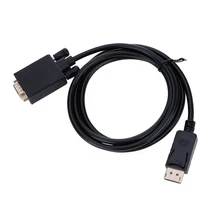 Displayport DP Мужской к VGA Мужской Кабельный адаптер-переходник для Apple PC HDTV