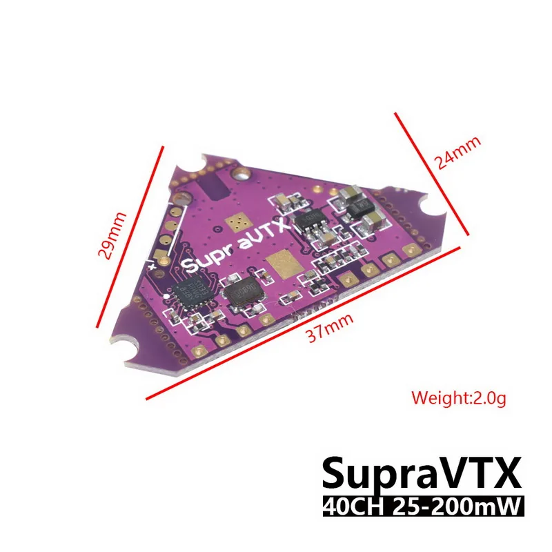 Передача изображения выше VTX 40CH 5 8G 25 100 200MW Регулировка мощности OSD картинка Moudle F4