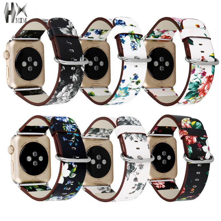 MU SEN из натуральной кожи ремешок для Apple Watch серии группа 3/2/1 кожаный 42 мм 38 Iwatch