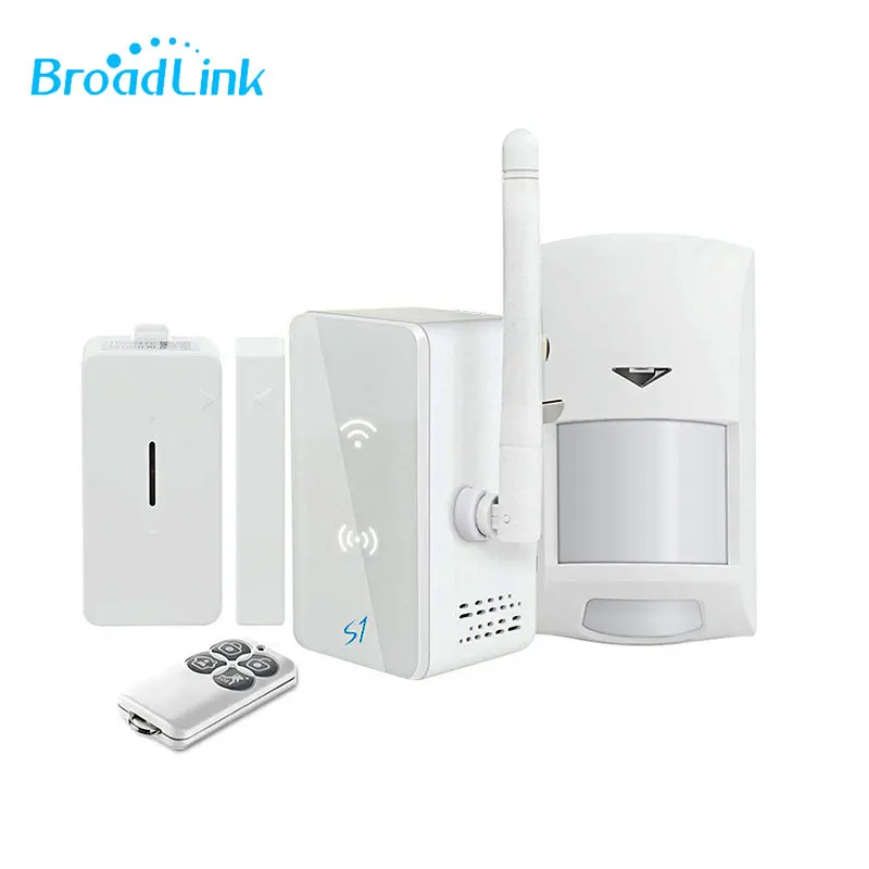 

Broadlink S1 S1C SmartOne Motion Door Sensor Alarm Kit For Smart Home Automation System by IOS Android 4G WiFi Remote Control