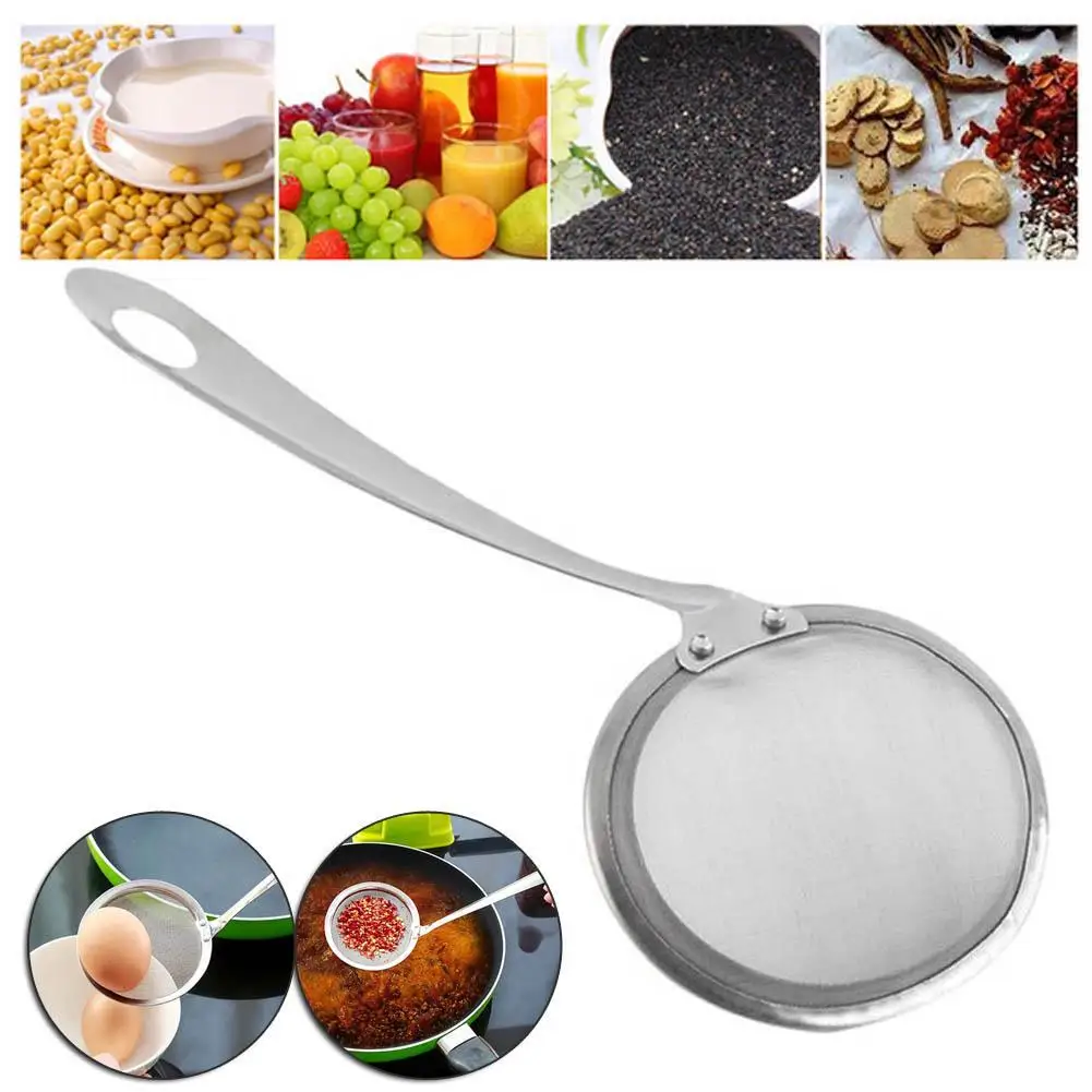 Oefenen Koning Lear oorlog Praktijk Mesh Filters Skimmer Soep Lepel Zeef Zeef Rvs Kookgerei Keuken  Accessoires|spoon strainer|stainless steel strainersoup strainer -  AliExpress