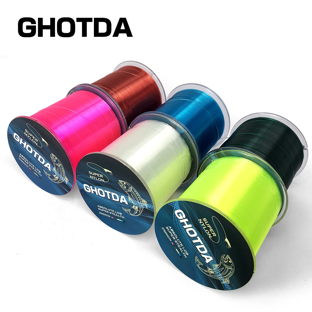 

GHOTDA 500m fly Freshwater clear Super Strong Japan Monofilament Nylon Fishing Line