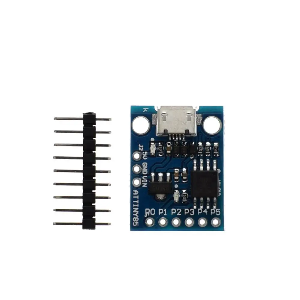 Сменный развитию для ATTINY13A/attiny25/attiny45/attiny85 программирования редактор Micro USB Мощность разъем