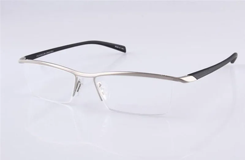 TR90 Fexible половина оправы для очков для мужчин и женщин легкий близорукость Rx able очки P '8218