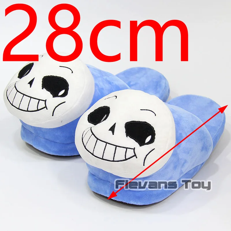 

Undertale Sans Plush Slippers Anime Cartoon Unisex Home Slippers Soft Stuffed Toys Dolls