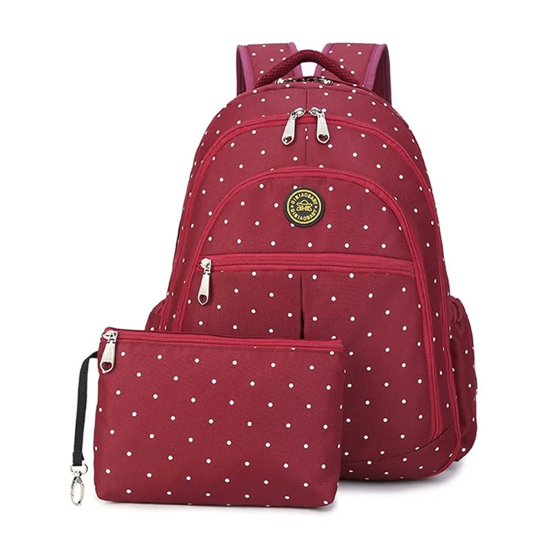 

Oxford Mummy Backpack Set Mother&BabyBackpackBuilt-in Storage Bag/Milk Insulation Bags Take-out Cosmetic Bag/Diaper Changing Pad