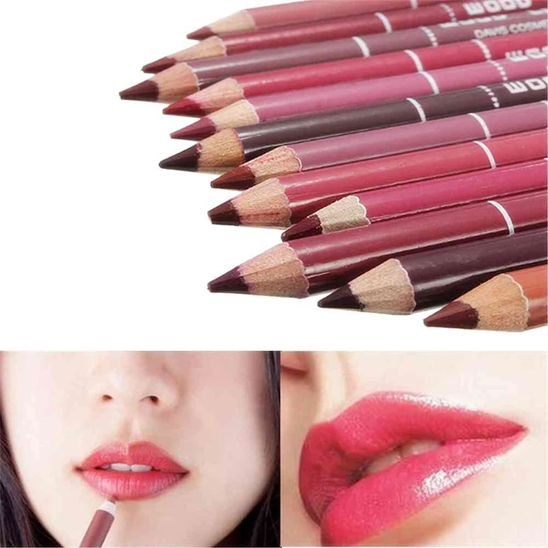

New Fashion 1 Pc 28Colors Cosmetic Professional Lipliner Waterproof Lip Liner Soft Pencil Makeup Natural Lip Liner Pencil Tools