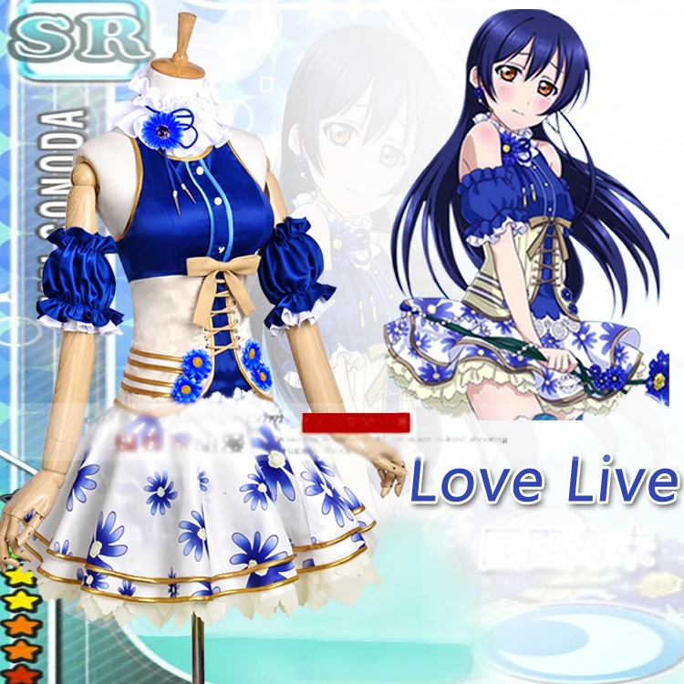 Love Live! Костюм для косплея Sonoda Umi с цветами эльфом Дейзи СР|cosplay costume|dress cosplaylove live |