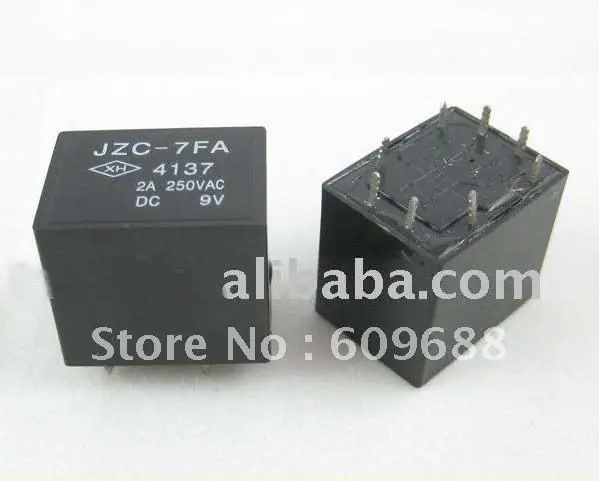 

Мини pcb реле 4137 DC12V JZC-7FA 8pin