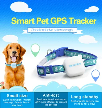 ペット犬ハンギングネックトラッカーgsm/gpsネットワークとgps衛星測位リモート監視リアルタイム追跡