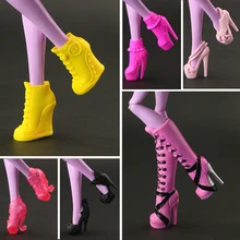 Модные Красочные оригинальные туфли для куклы Барби высокого качества белые туфли кукольные аксессуары