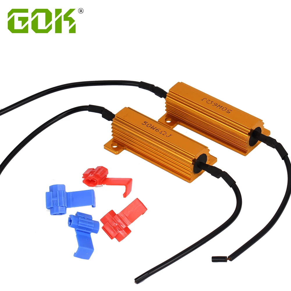 50W 6ohm Load Resistor Fix LED Turn Signal Hyper Flash Error Code