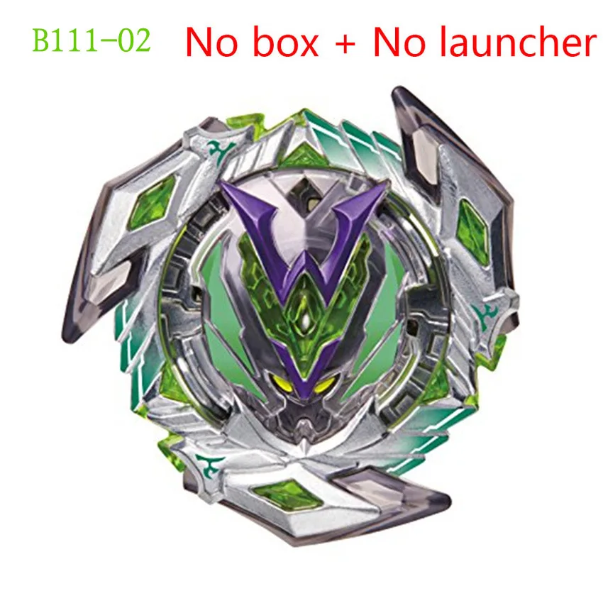 Последняя горячая Распродажа пусковых установок Beyblade Burst B-128 b-122 B-145 Toupie Bayblade bursts Металл Бог спиннинг Топ Bey Blade Blades игрушка - Цвет: B111-2 no launcher