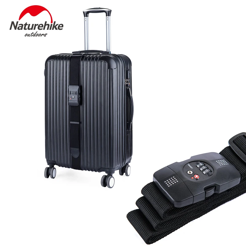 

Naturehike Luggage Strap Adjustable Combination Packing Belt TSA Suitcase Strap Travel Baggage Customs Coded Lock NH23A023-C