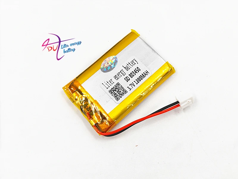 XHR-2P 2.54 1800 MaH 803450 3.7 V البوليمر بطارية الهاتف 853448 803550 صغيرة بودنغ