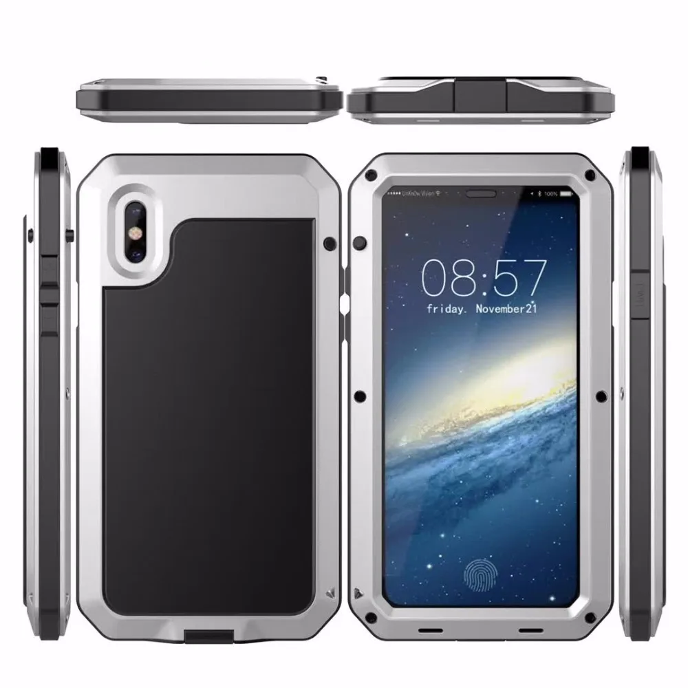 Грязеотталкивающий водонепроницаемый чехол для iPhone XS Max XR X Heavy Duty защитный Doom Armor