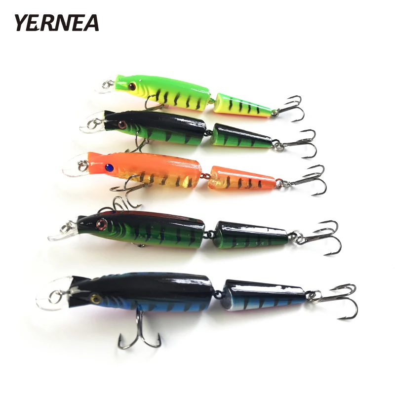 

Yernea 5pcs/Lot Swimbait Fishing Lures Crankbait Hard Bait Slow 5Colors Fishing Wobbler Fishing Tackle Isca Artificial Lures