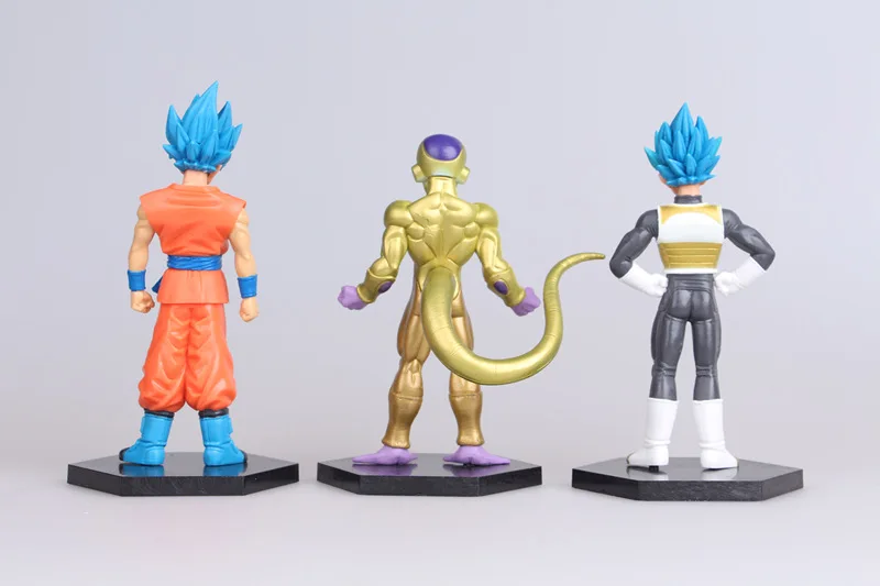 6 шт./компл. Figma супер милая семь Dragon Ball Sun Wukong The Money King глина ручная модель Фигурка