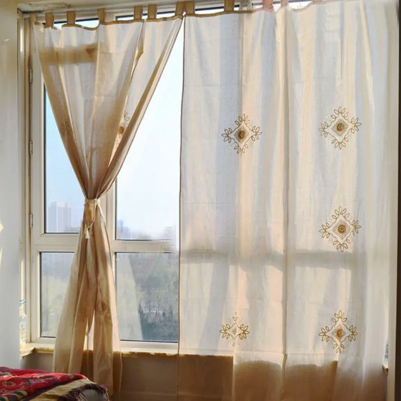 YUMUO Stampa A Doppio Strato Tenda Voile,Pastorale Ombreggiatura Pannello Divisorio Tende A Due Piani Salone di Bellezza Tulle Tenda-Bianca 100x270cm 39x106inch YUMUO Stampa A Doppio Strato Tenda Voile,Pastorale Ombreggiatura Pannello Divisorio Tende A Due Piani Salone di Bellezza Tulle Tenda-Bianca 100x270cm 39x106inch